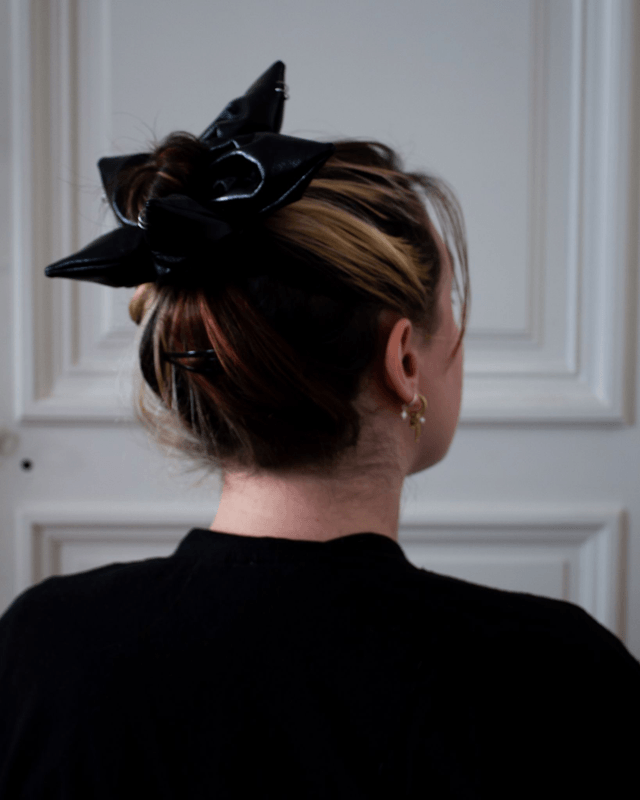 Scrunchy Etoile – Simili Cuir