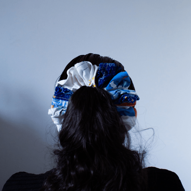 Scrunchy patchwork – Thème étoilé