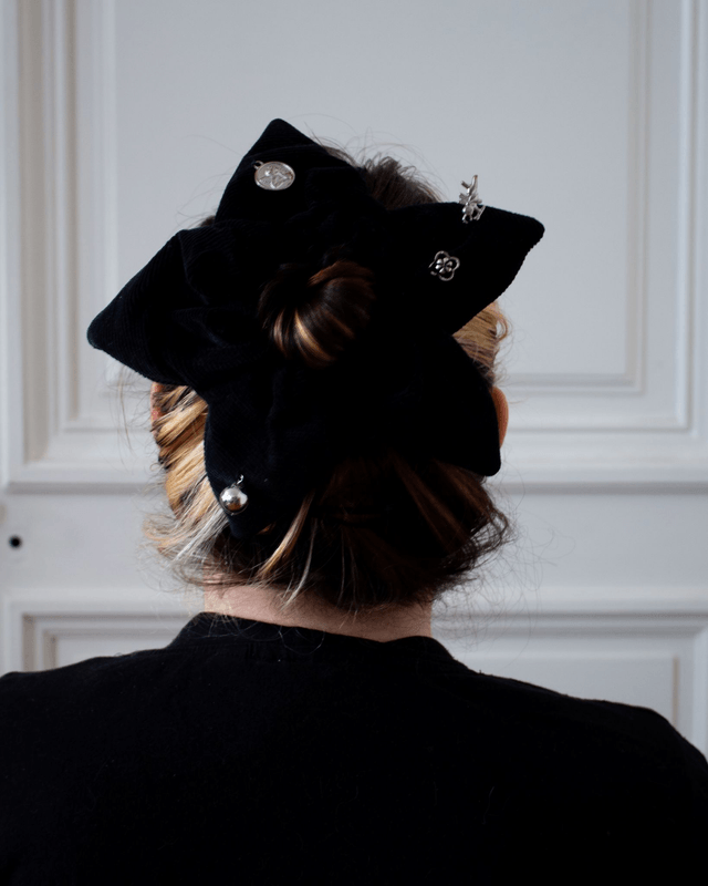 Scrunchy Etoile – Velours côtelé