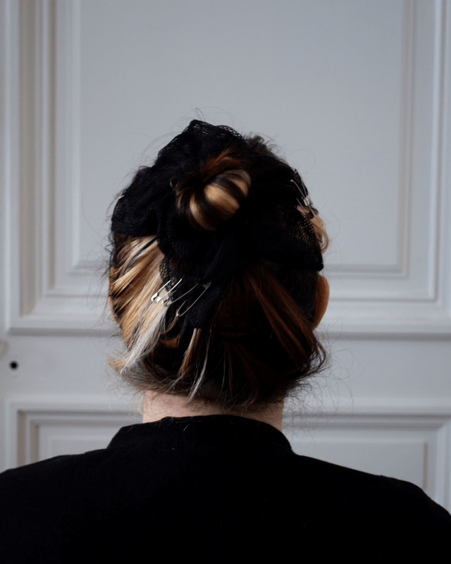Scrunchy Etoile - Résille noire